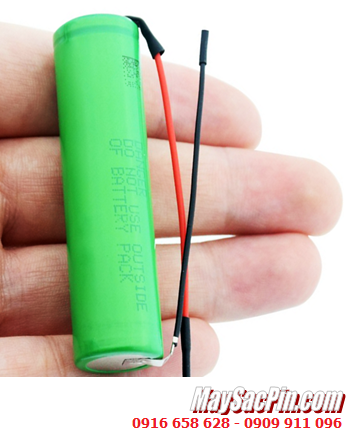 Sony US18650VTC6 (Dây zắc) _Pin sạc 18650 Lithium 3.7v dòng MuRata với 3000mAh Discharge 30A/Nội trở 13-16mΩ